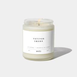 Vetiver Smoke Essential Oil Candle - All Natural Modern - thumbnail 3