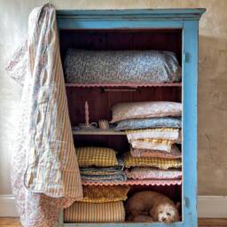 "Velvet Cushion Made From Liberty Fabric " - thumbnail 4