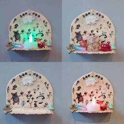 The Enchanted Bears Handmade Ceramic Hanging Planter Succulent Cactus Pot, Home Decor. Polar Bear Brown Grizzly Black Panda - thumbnail 2
