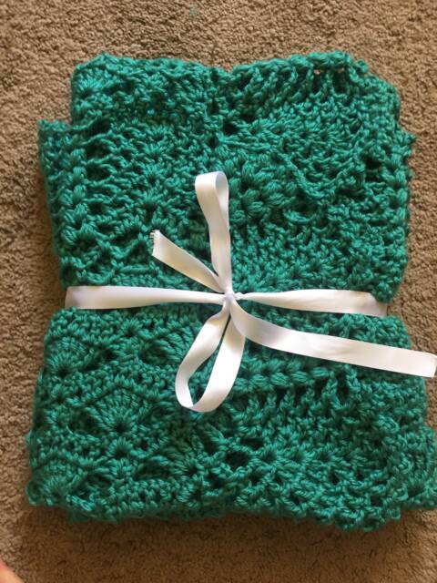 Sea Foam Green Baby Blanket - image 1