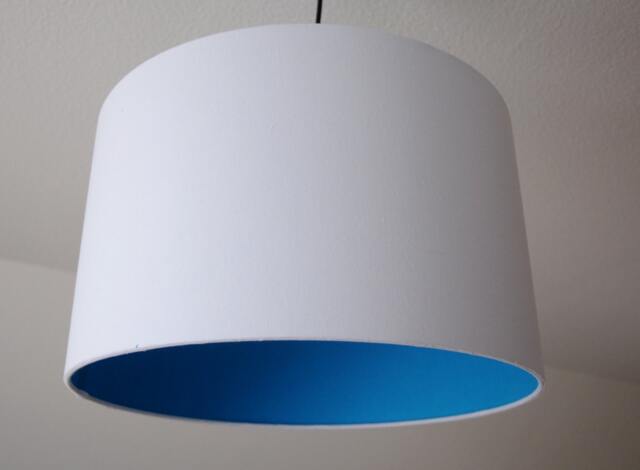 "Lampshade "" Turquoise-White" - image 1