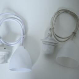 "Lampshade "" Turquoise-White" - thumbnail 3