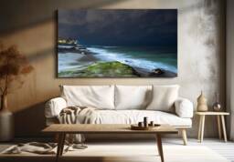 La Jolla Sunset Photo Print, California Beach Landscape, House Decor