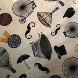 Mustache Old Tyme Pillowcase - thumbnail 2