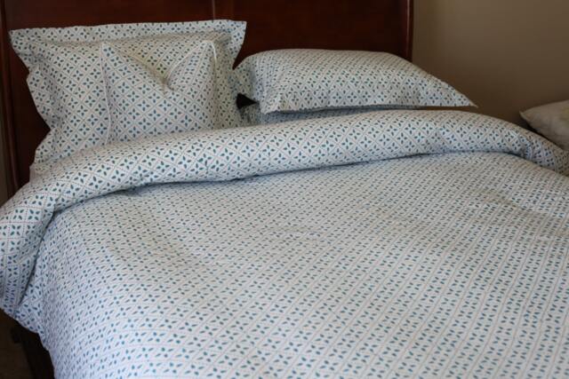 Twin Duvet/Blue Duvet/ Dorm Bedding Cover/ Cotton Set/ Twin/ Boy Teen Bedding/ Set - image 1