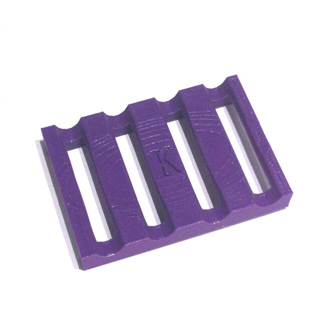 Soap Dish 3D Printed, Custom Soap Dish, Draining Tray, Holder, Saver, Eco , Rectangular, Sponge Purple