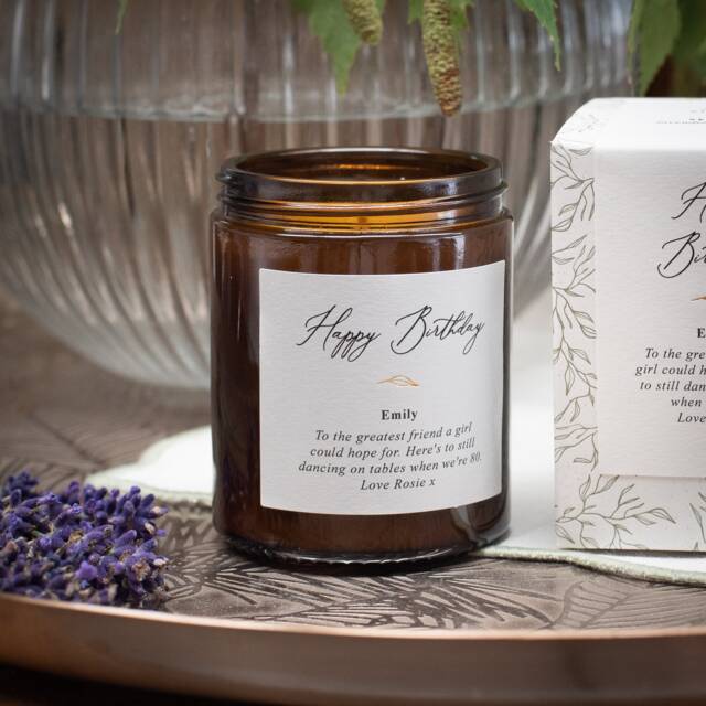 Personalised Birthday Candle - Thoughtful, Unique, Gift - image 1