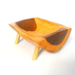 Wooden Soap Dish, Bowl, Driftwood Rustic Decorative Tray, Bowl - thumbnail 3