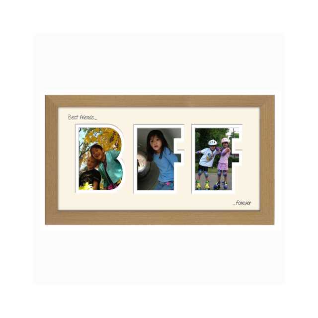 Bff Photo Frame Word Name Special Gift Best Friends Forever Besties 70-Aa By Photos in A Word - image 1