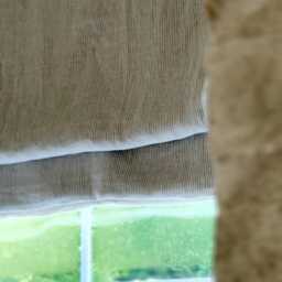 stripe Linen Custom Roman Shades, 100% Fabric Blinds, Window Treatment, Modern Designer Made To Order - thumbnail 2