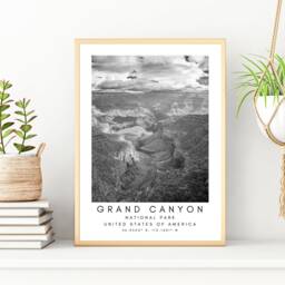 Grand Canyon National Park Print Minimalist Landscape Art - thumbnail 3