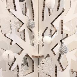 Sustainable Cardboard Christmas Tree - 90cm - 2.95Ft Eco-Friendly Artificial Holiday Decor - thumbnail 4