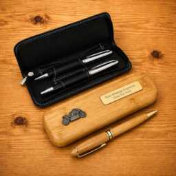 Motorbikes Scooters & Push Bikes Luxury Wooden Or Leatherette Pen Case With Matching Free Engraving Lambretta Vespa Gift