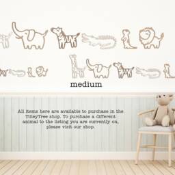 Zebra Wall Art Nursery Safari Kids Room Wooden Decoration Childrens - thumbnail 3