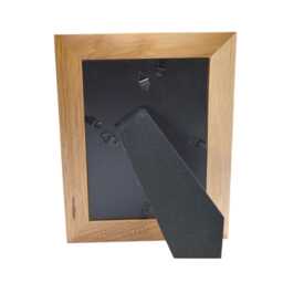 Personalized Solid Oak Photo Frame Laser Engraved Family Gift - thumbnail 3