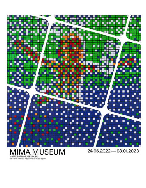 Invader - Rubikcubist Nirvana Baby Stunning Original Poster Street Art/Banksy