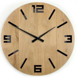 Clock Wall Wood Clock Oak 50 cm - thumbnail 2