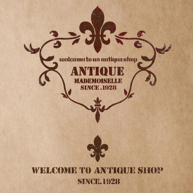 stencil Template Antique Shop For Crafting Canvas Diy Wall Decor Art Furniture - image 1