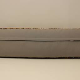 Vintage Turkish Kilim Pillow Cover, Wool Lumbar Cushion - 12x47 In - thumbnail 4