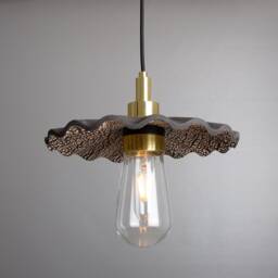Kirhii Ceramic Bathroom Pendant Light Black Clay 10.75'' Ip44 - thumbnail 2