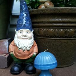 Little Blue Magic Mushroom Candle - thumbnail 3