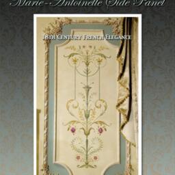 Wall Stencil Marie-Antoinette Side Panel Lg - Amazing Detail Elegant French Decor - thumbnail 3