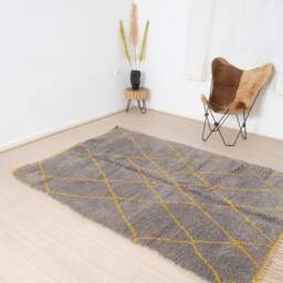 Authentic Moroccan Rug, Handmade Wool Rug - thumbnail 3