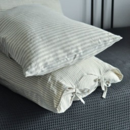 Linen Pillow Covers, Home Decor, Bedroom Body Cover, Farmhouse Pillow, Throw Pillows, Floor Denim Bedding - thumbnail 3
