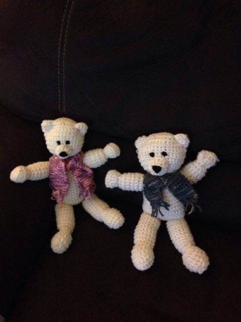 Knitted Bear, Bear Knitted, Handmade Stuffed Teddy Knit - image 1