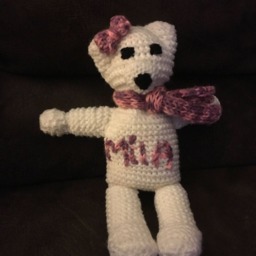 Knitted Bear, Bear Knitted, Handmade Stuffed Teddy Knit - thumbnail 2