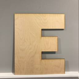 Custom Birch Wood Letter Large Wall Decor Name Sign - thumbnail 3