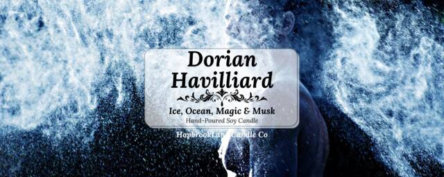 Dorian Havilliard Candle Throne Of Glass Inspired, Ice Ocean Musk Scent