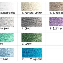 Nursery Rug, Nursery Decor, Crochet Modern Area Lilac Round Terry Cloth Rug - thumbnail 4