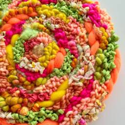 Mai Tai 14-Inch Round Woven Wall Hanging - thumbnail 2