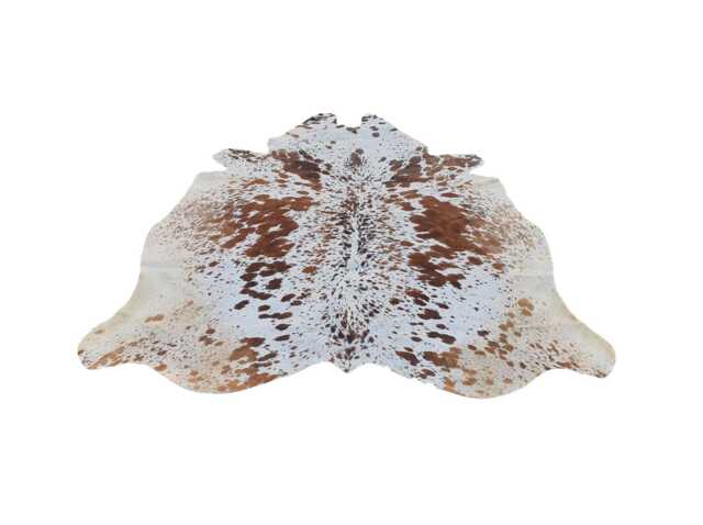 Genuine Cowhide Rug-Brown & White Cow Skin Rug-Exclusive Hair On Hide For Living Room-Western Decor-Brazillian Floor Area Rug - image 1