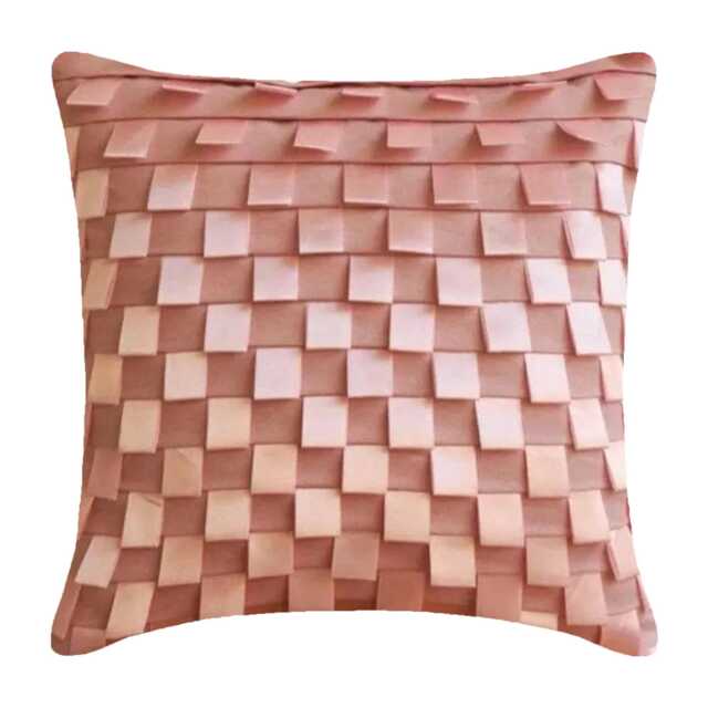"Designer Pintucks, Textured, Ribbon Pillow Custom 16""x16" - image 1