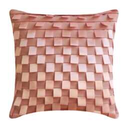 "Designer Pintucks, Textured, Ribbon Pillow Custom 16""x16" - thumbnail 1