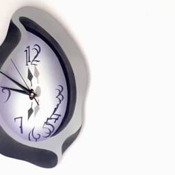 Dewdrop - Handmade Surreal Melting Clock, Wall Home Decor - thumbnail 2