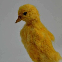 Needle Felted Bird Yellow Easter Duckling Soft Sculpture. Made To Custom Order - thumbnail 3