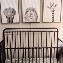 Tribal Fitted Crib Sheet - Neutral Cotton Baby Bedding - thumbnail 4