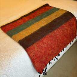 Hand-Loomed Yak Wool Blend Blanket Living Room Sofa Throw, Fairly Traded From Nepal Travel Yoga Throw Home Accessories B12 - thumbnail 3