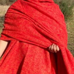 The Presents For Your Love One, Warm Soft Oversized Shawl/Throw Meditation Wrap Handmade Lovenepal - thumbnail 3