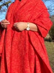 The Presents For Your Love One, Warm Soft Oversized Shawl/Throw Meditation Wrap Handmade Lovenepal - thumbnail 1