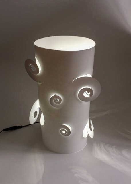 Lamp - Spiral Diy Paper Craft Kit - image 1