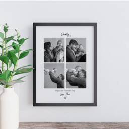 1st Father's Day Gift Frame Custom New Daddy Birthday Picture Print From Son, Personalised Photo For Daddy's First Fathers - thumbnail 2