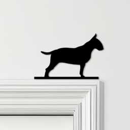 Door Topper Bull Terrier Dog Various Colours Top Of Decorative Sign - Novelty Wall Decor, Frame Art, Art - thumbnail 1