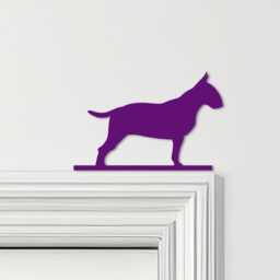 Door Topper Bull Terrier Dog Various Colours Top Of Decorative Sign - Novelty Wall Decor, Frame Art, Art - thumbnail 4