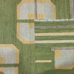 Handwoven Wool Kilim Rug Custom Scandinavian Boho Decor - thumbnail 4