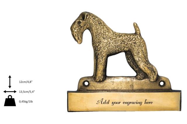 Kerry Blue Terrier, Dog Plaque, Can Be Engraved, Limited Edition, Artdog - image 1