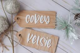 Holiday Stocking Tags - Christmas Modern Tag - thumbnail 1